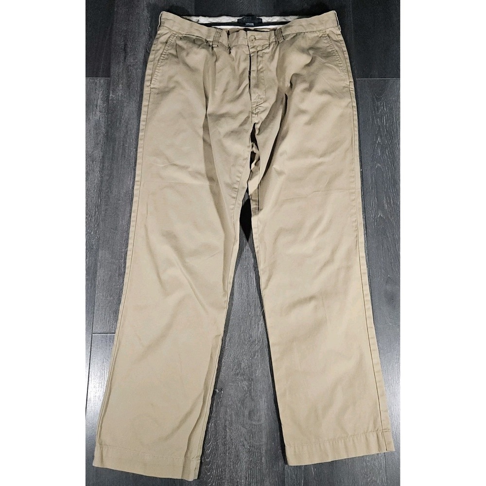 VTG Polo Ralph Lauren Suffield Pant Men 38x31 Khaki Chino Pony Preppy City Y2K - Picture 2 of 10